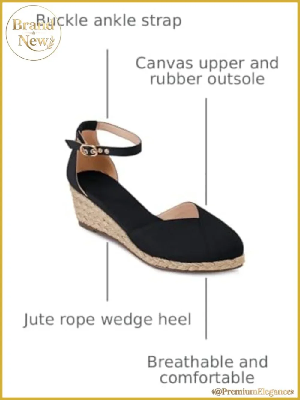 Women's Espadrilles Platform Wedge Sandals